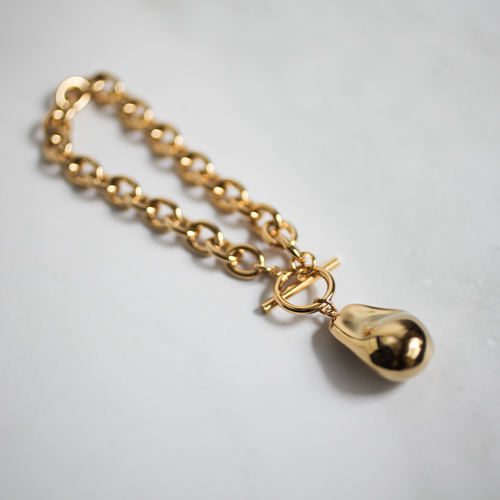 Sculpt charm bracelet 122 Gold
