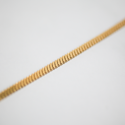 Sleek chain bracelet 112 Gold