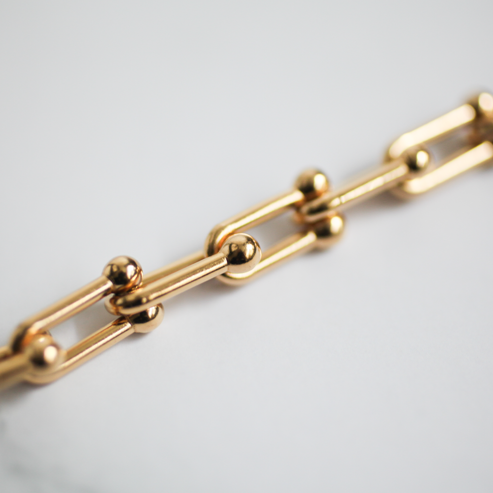 Metal module bracelet 119 Gold