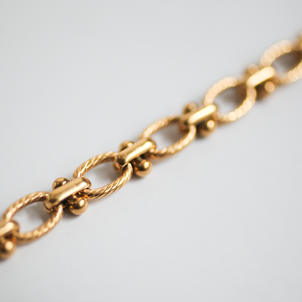 Twist chain bracelet 004