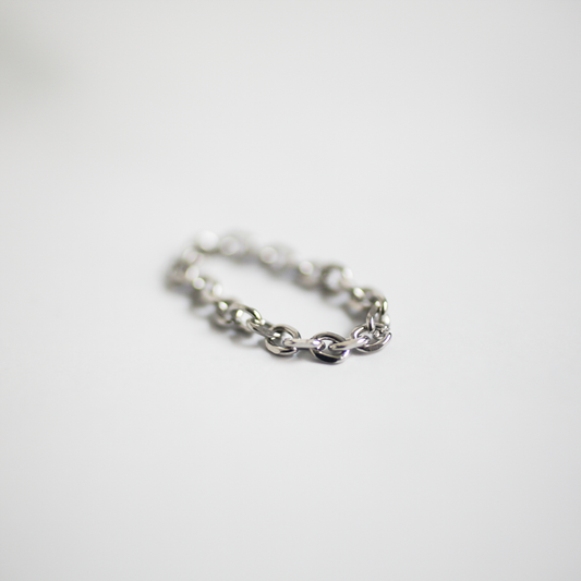 Slim chain ring 154 Silver