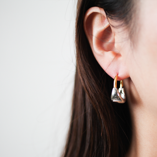 Combi dome pierce 144 GoldSilver