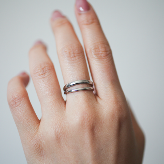 Open band ring 129 Silver