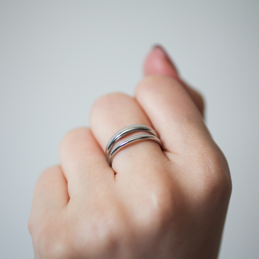 Open band ring 129 Silver