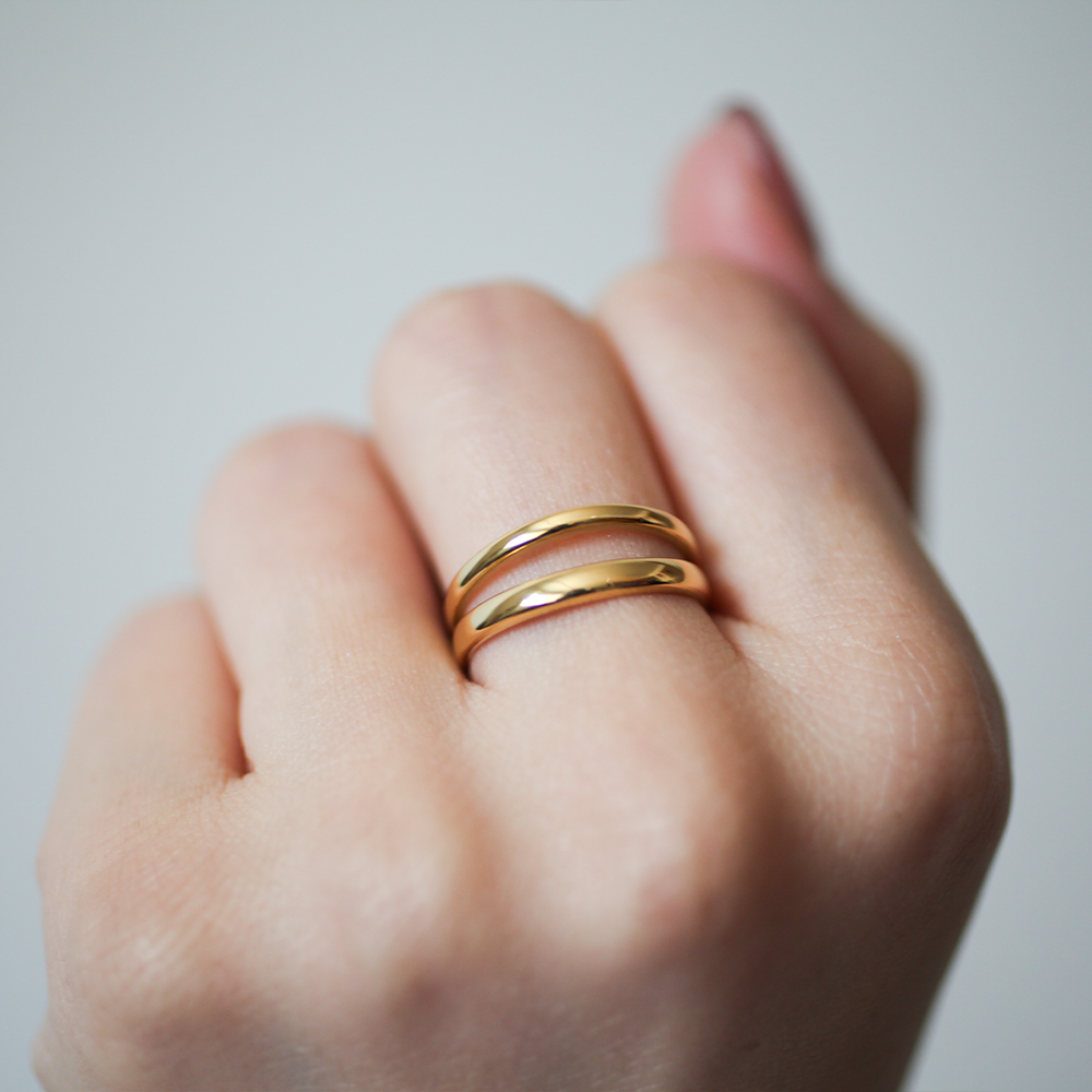 Open band ring 129 Gold