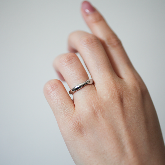 Melt ring 057 Silver