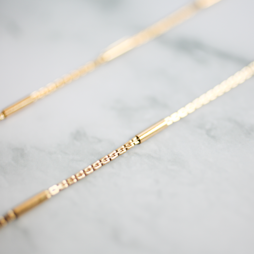 Bar Link Necklace 007