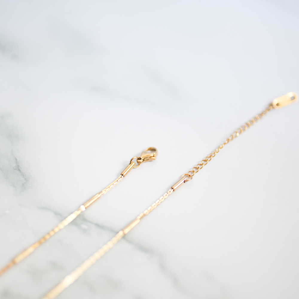 Bar Link Necklace 007