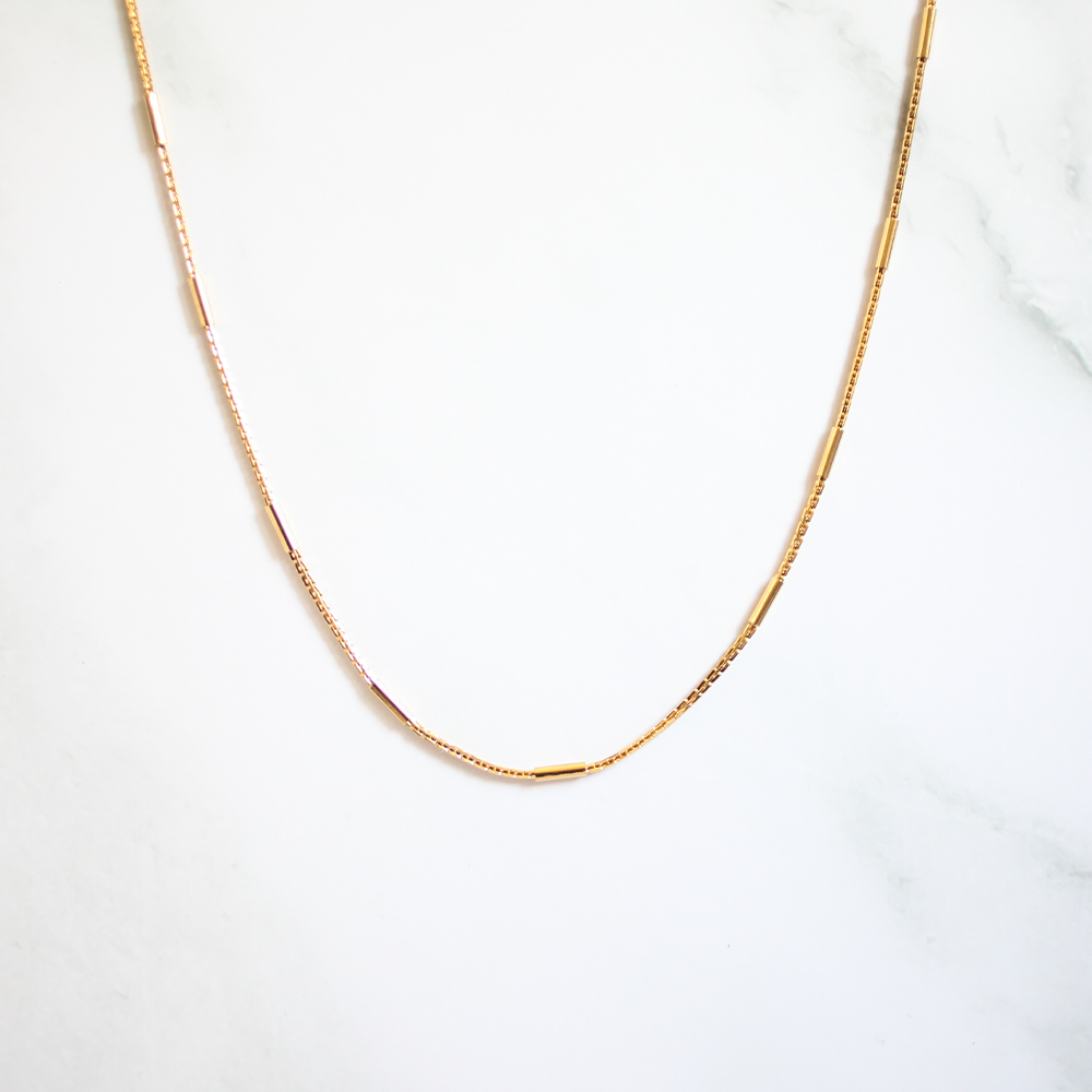 Bar Link Necklace 007