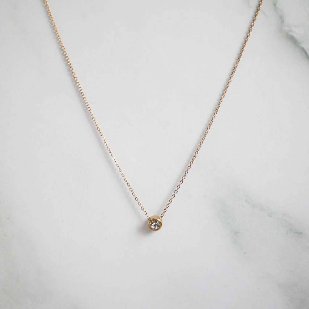 Grain necklace 138 Gold