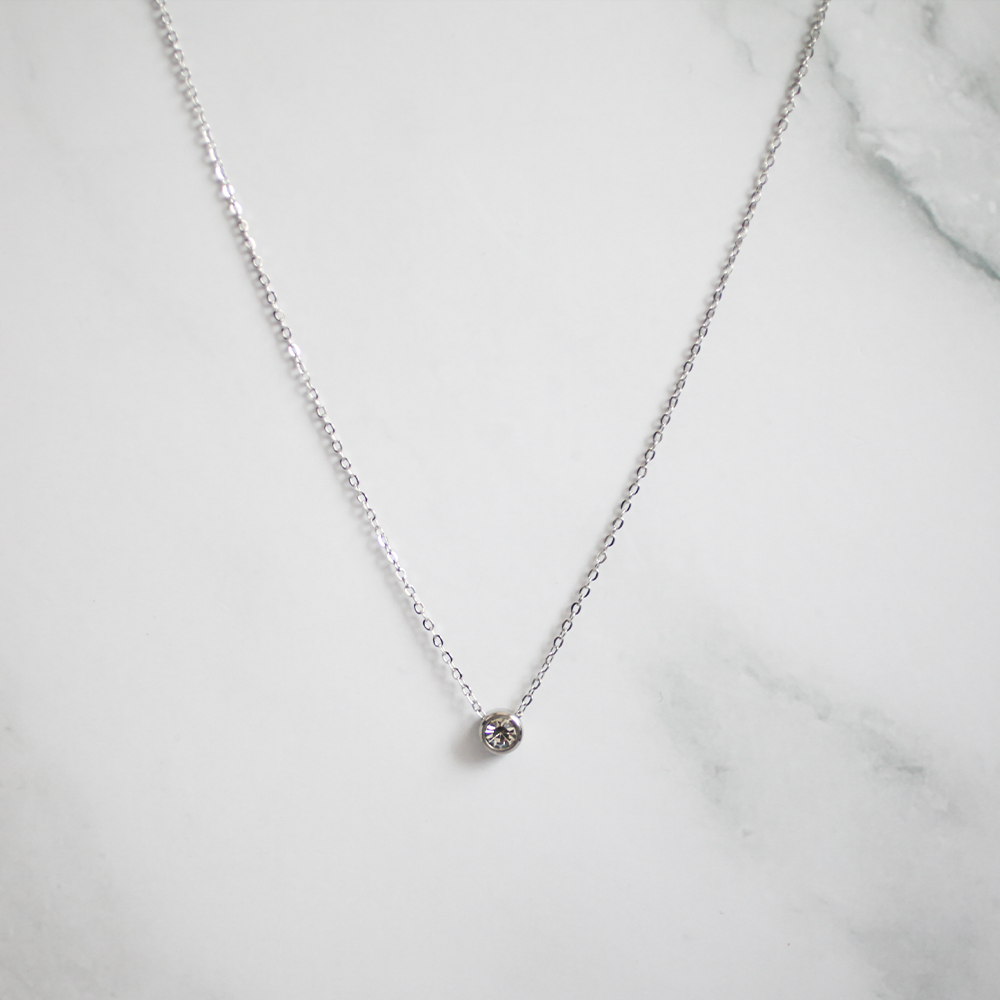 Grain necklace 138 Silver