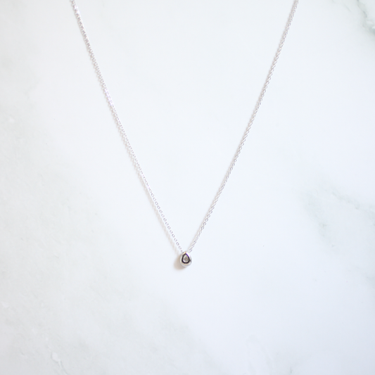 Solo Grain Necklace 055 Silver