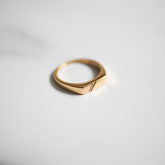 Split line ring 211 Gold
