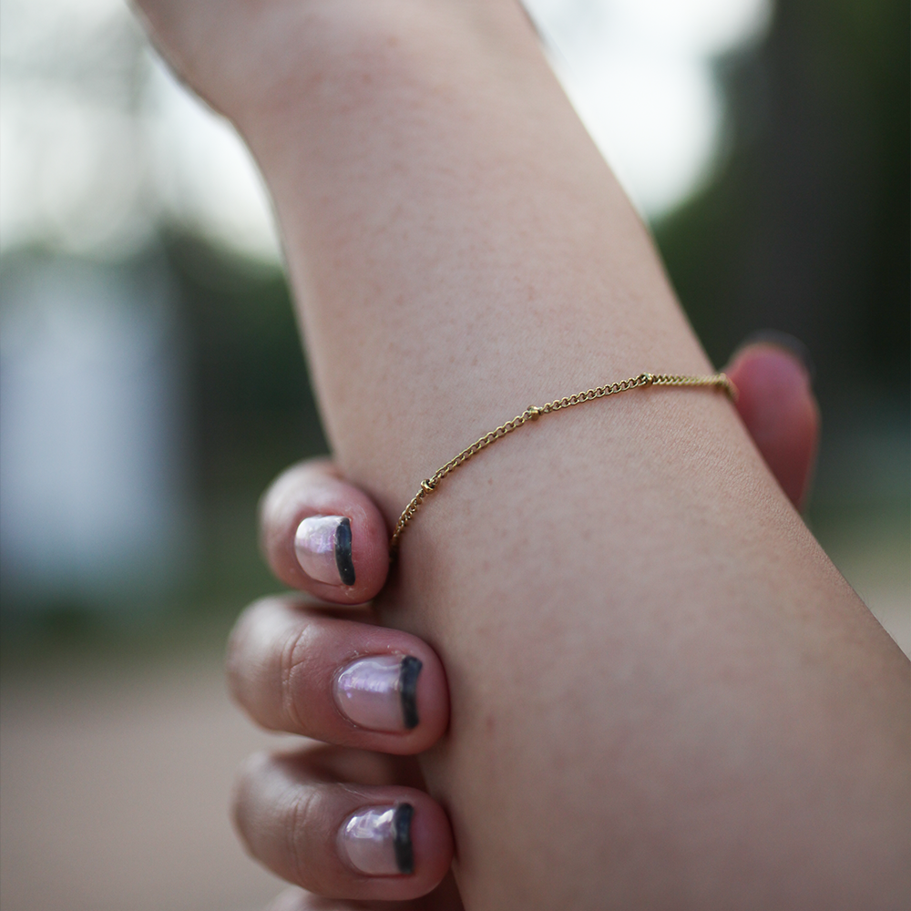 Accent chain bracelet 109 Gold