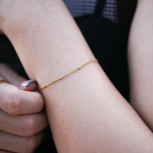 Accent chain bracelet 109 Gold