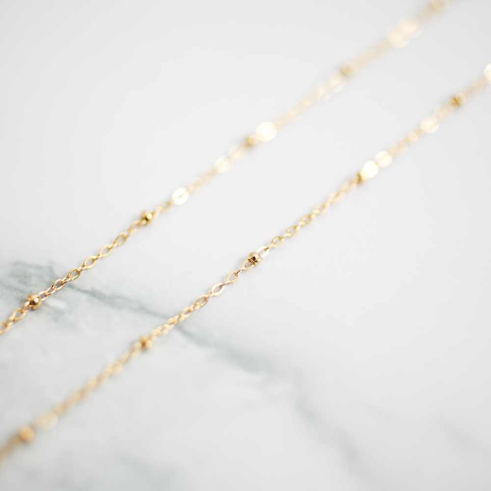 Link Necklace 033 Gold