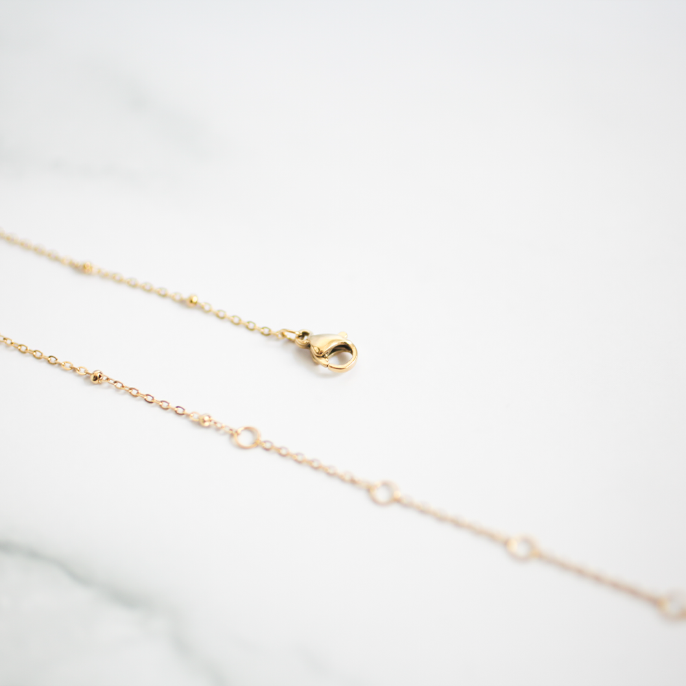 Link Necklace 033 Gold