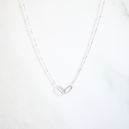 Link Necklace 033 Silver