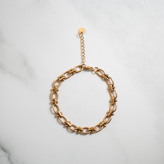 Twist chain bracelet 004