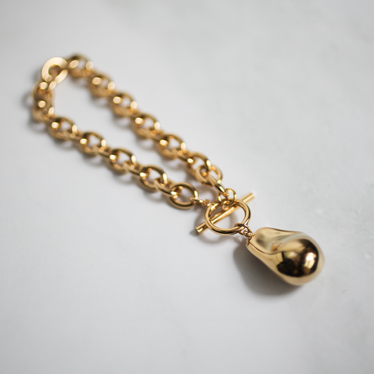 Sculpt charm bracelet 122 Gold