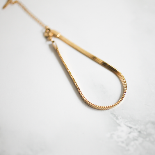 Sleek chain bracelet 112 Gold