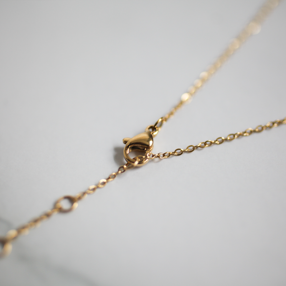Linked circle bracelet 159 Gold