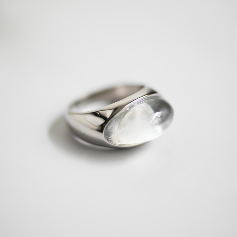 Clear resin ring 146 Silver