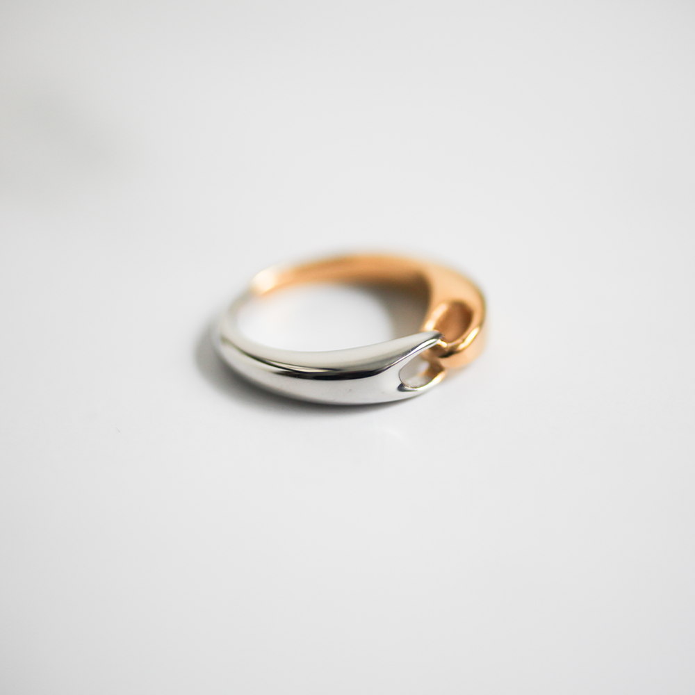 Combi joint ring 142 GoldSilver