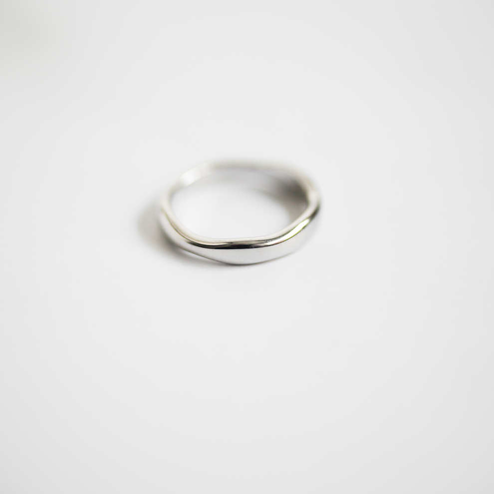 Melt ring 057 Silver – Sai | Official online store