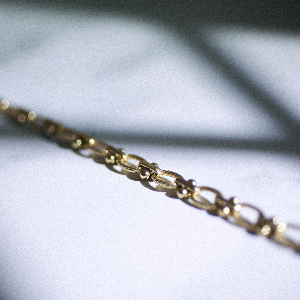 Twist chain bracelet 004