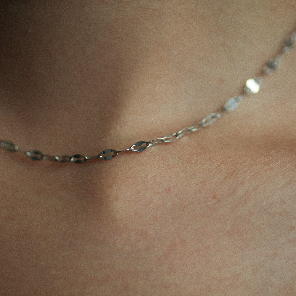 Gleam link necklace 217 Silver S