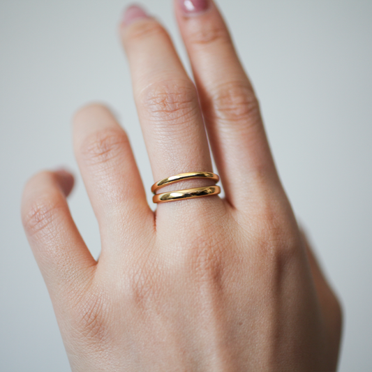 Open band ring 129 Gold