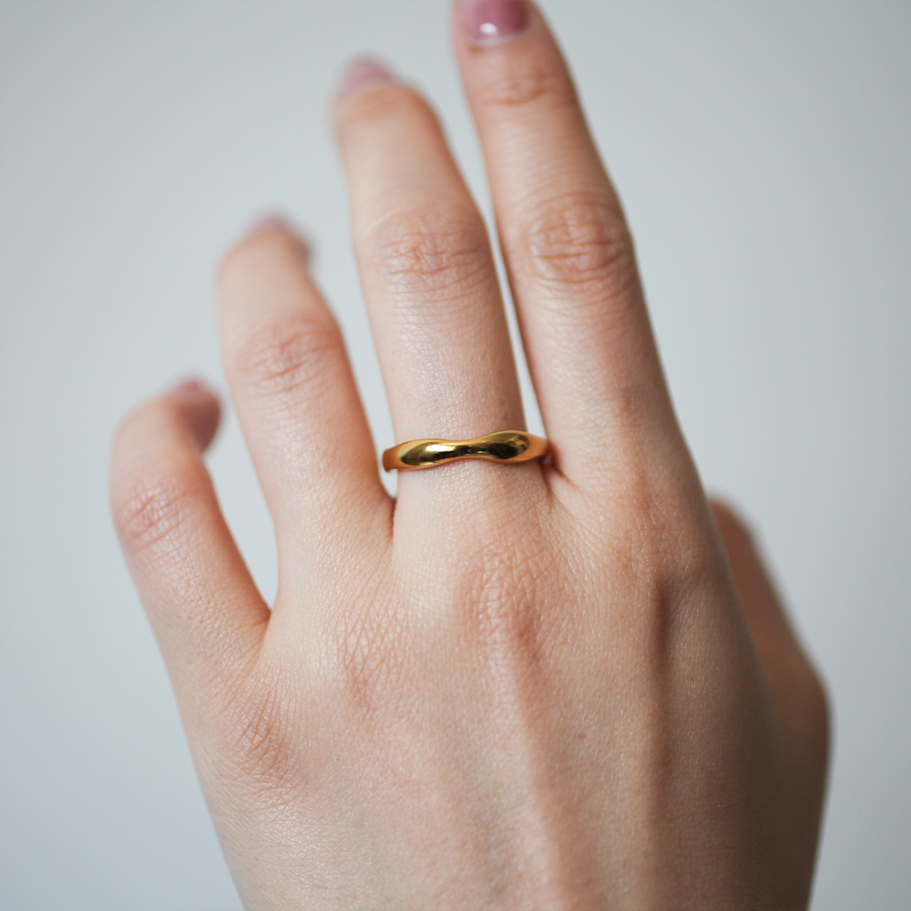 Melt ring 057 Gold