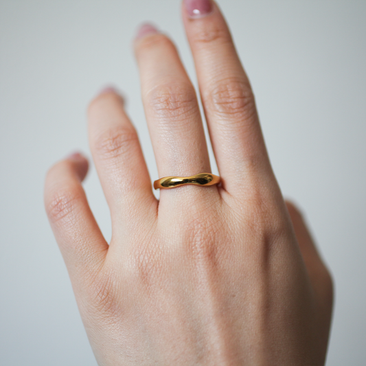 Melt ring 057 Gold