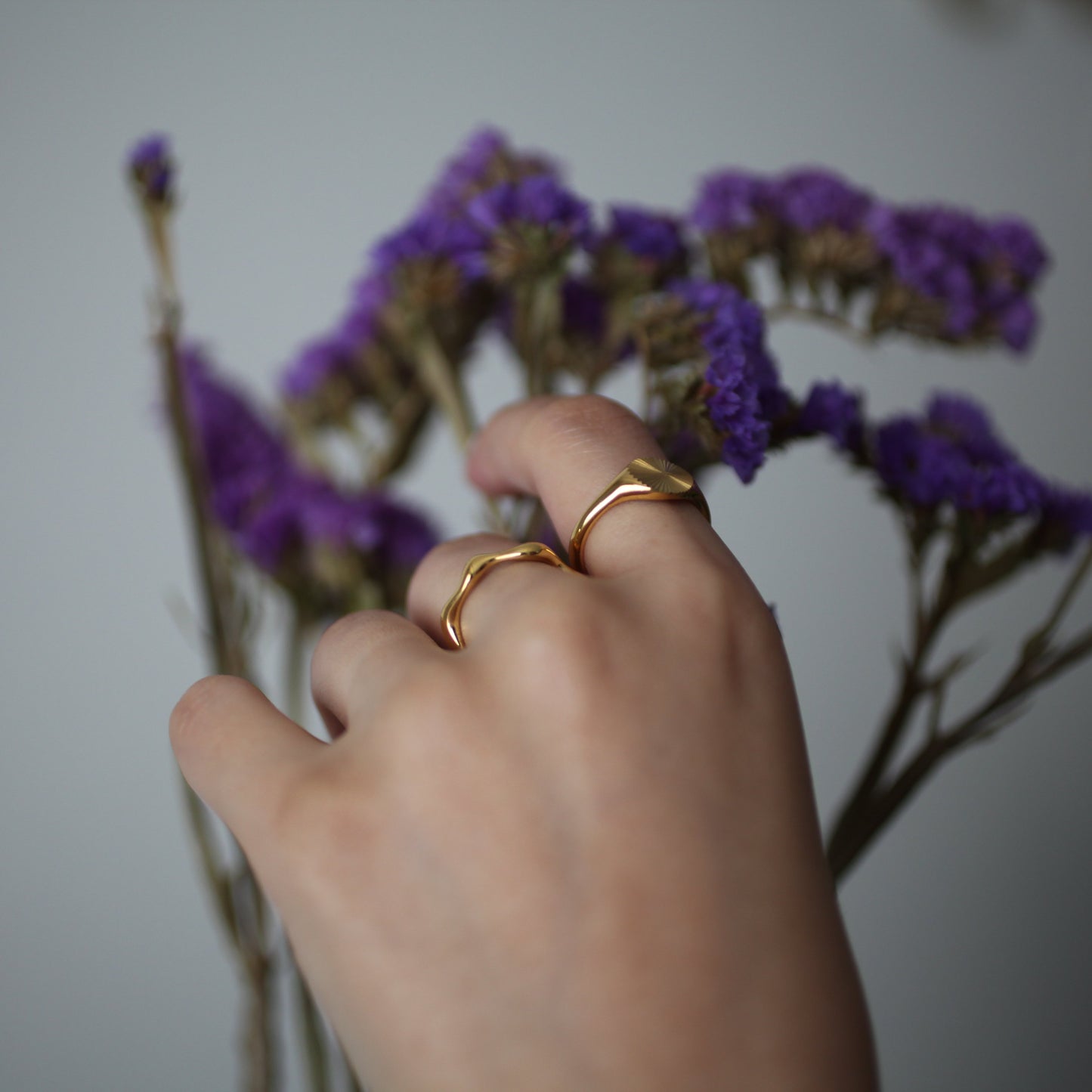 Wavy ring 017 Gold 【11月中旬再入荷予定】