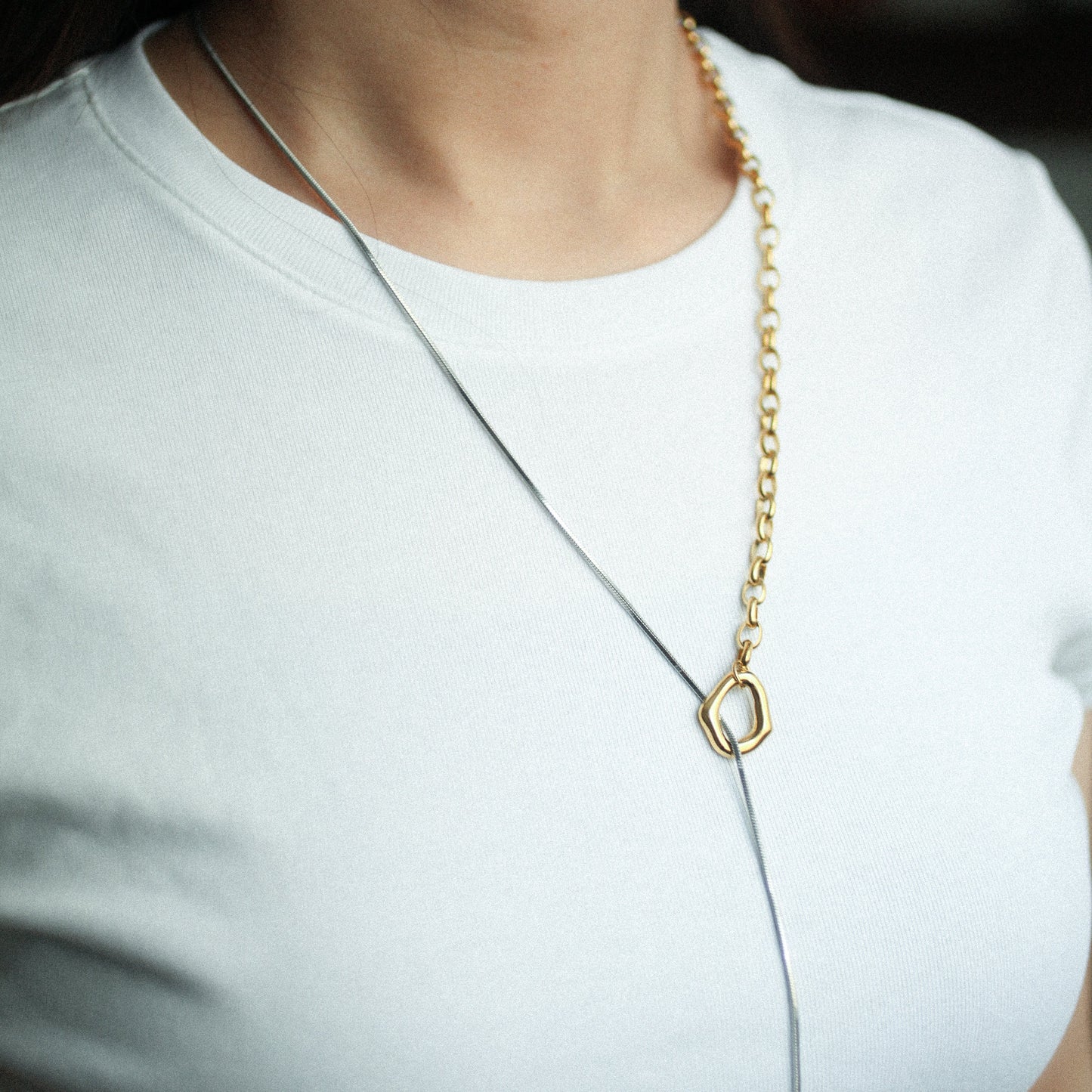 Regal drop necklace 190 Combi