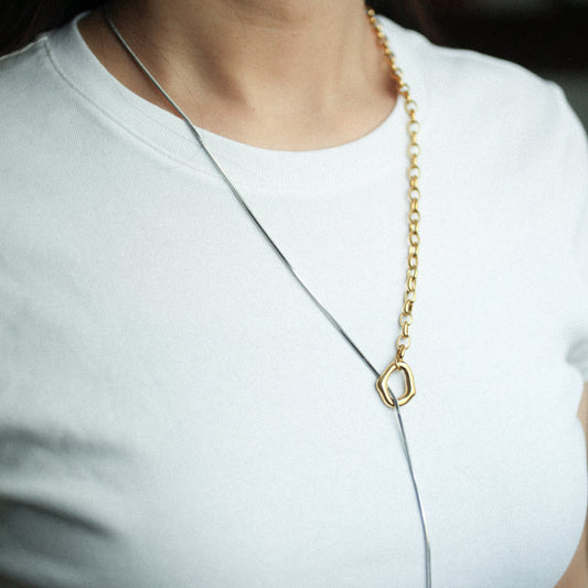 Regal drop necklace 190 Combi