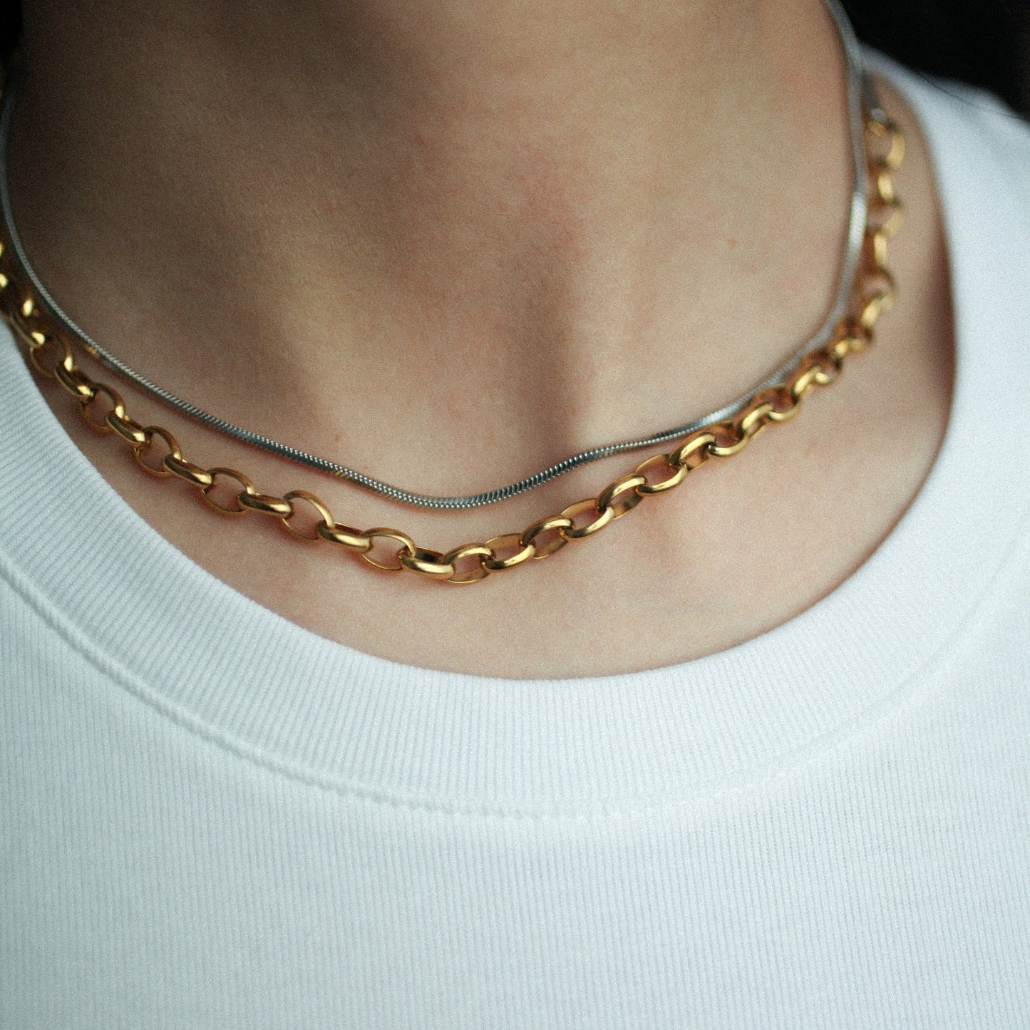 Regal drop necklace 190 Combi