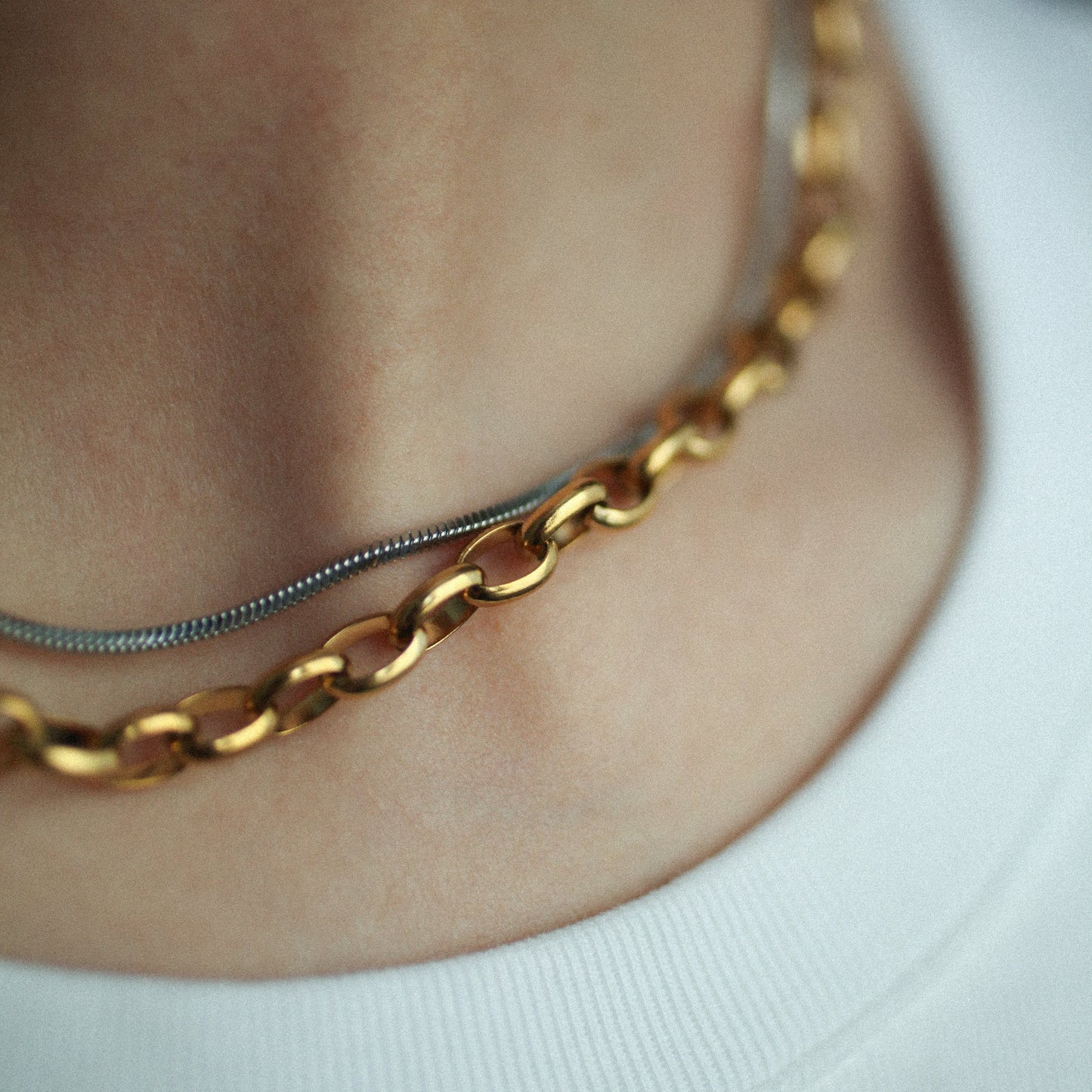 Regal drop necklace 190 Combi