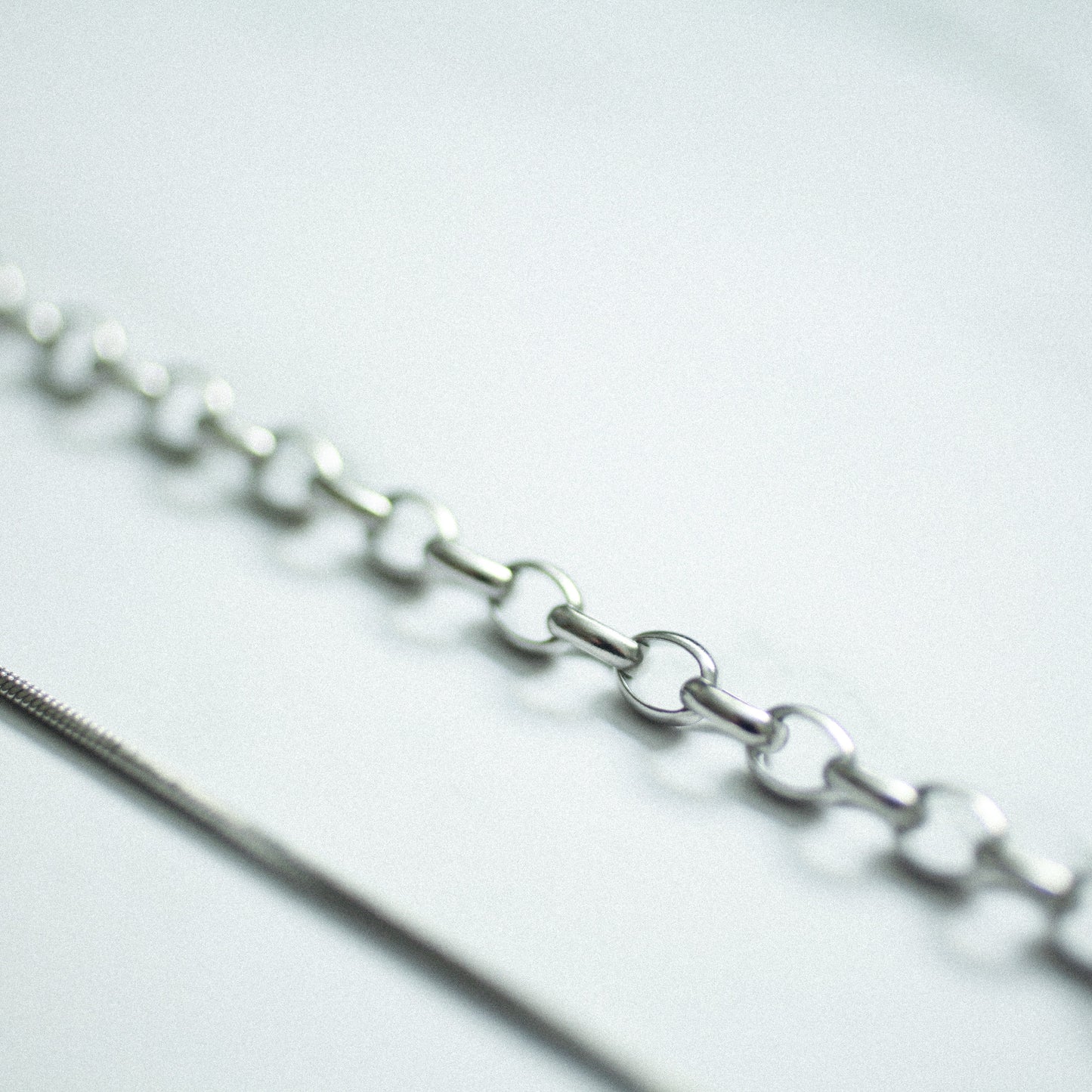 Regal drop necklace 190 Silver