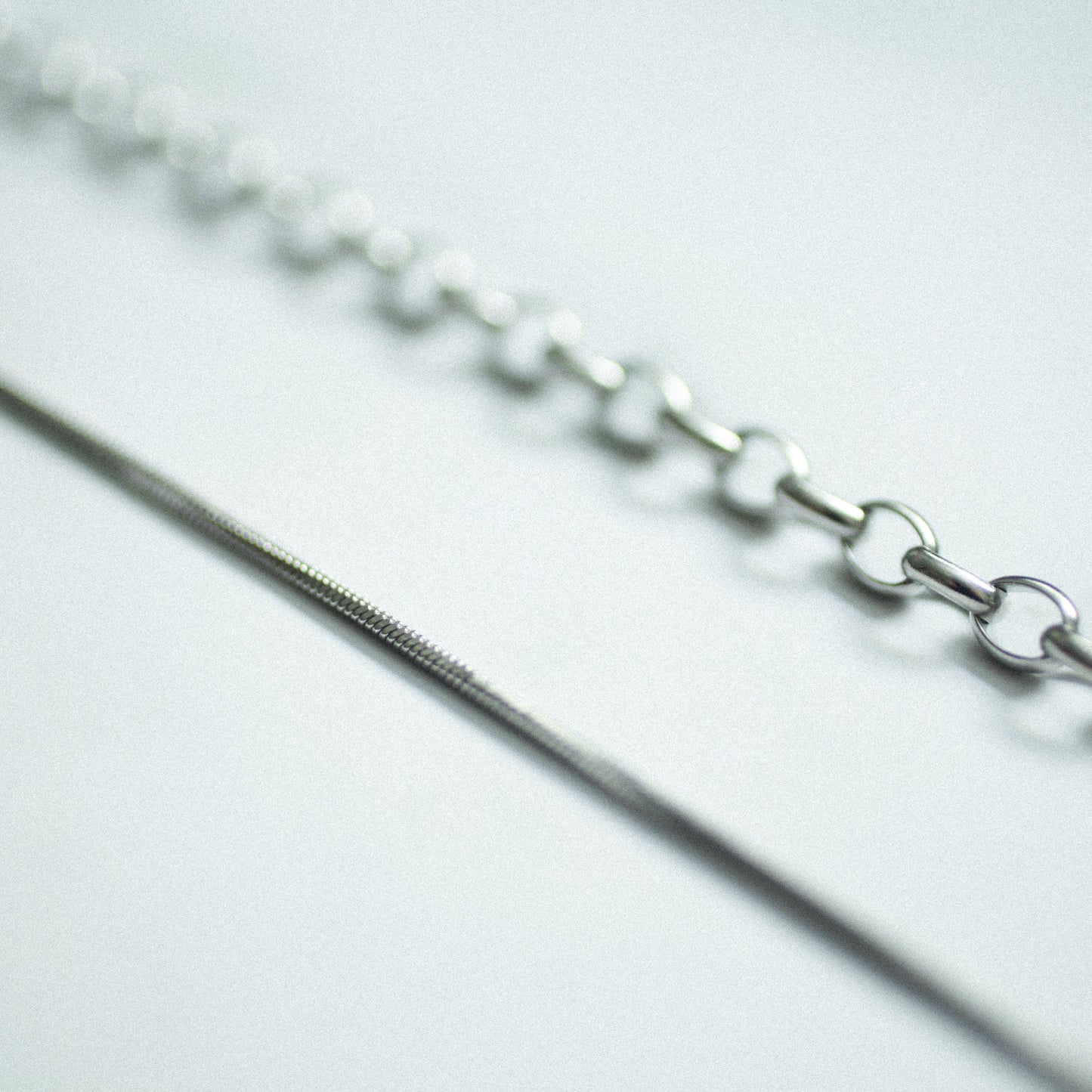 Regal drop necklace 190 Silver