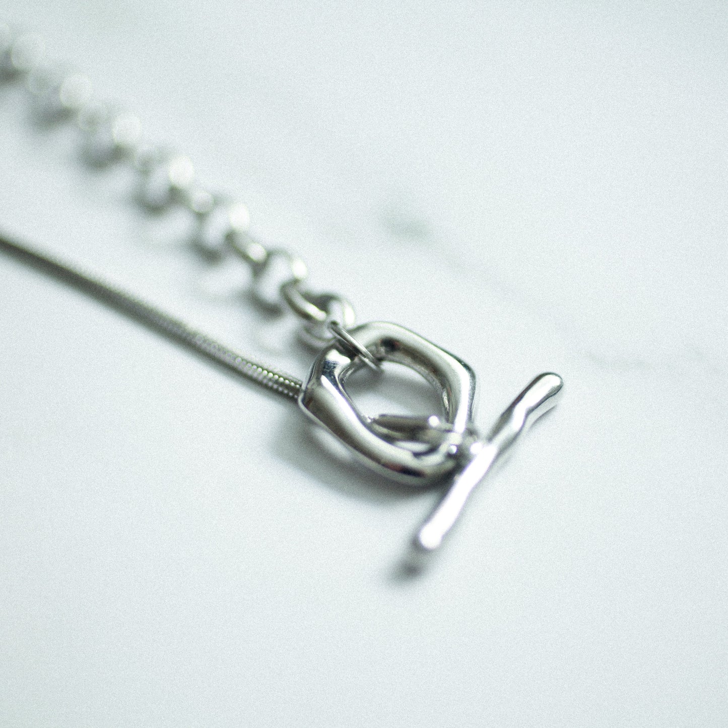 Regal drop necklace 190 Silver