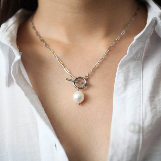 Lune necklace 005 Silver