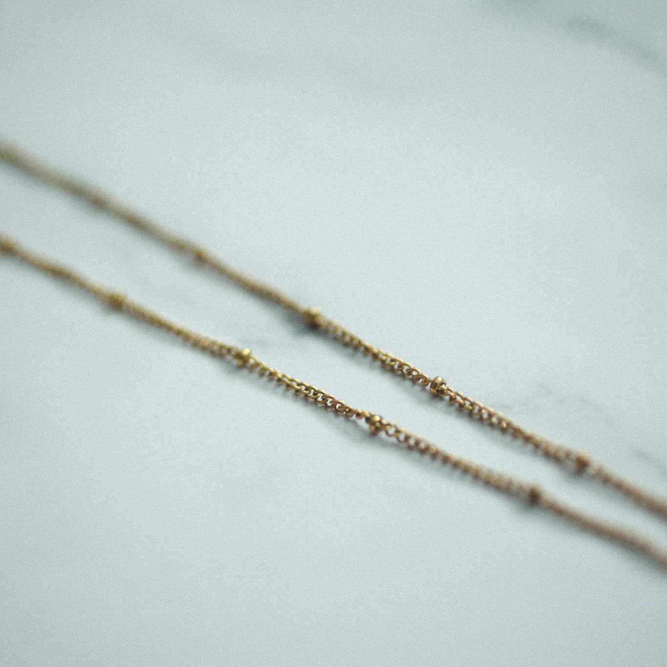 Dew pearl necklace 193 Gold