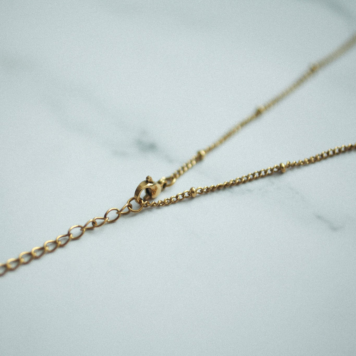 Dew pearl necklace 193 Gold