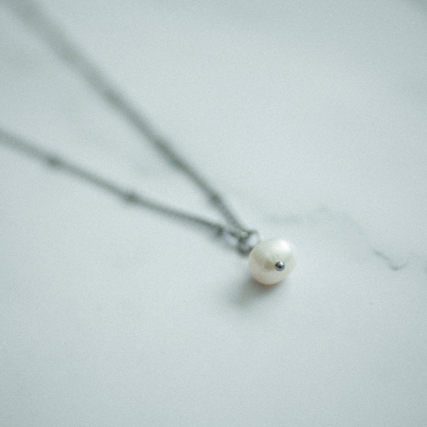 Dew pearl necklace 193 Silver