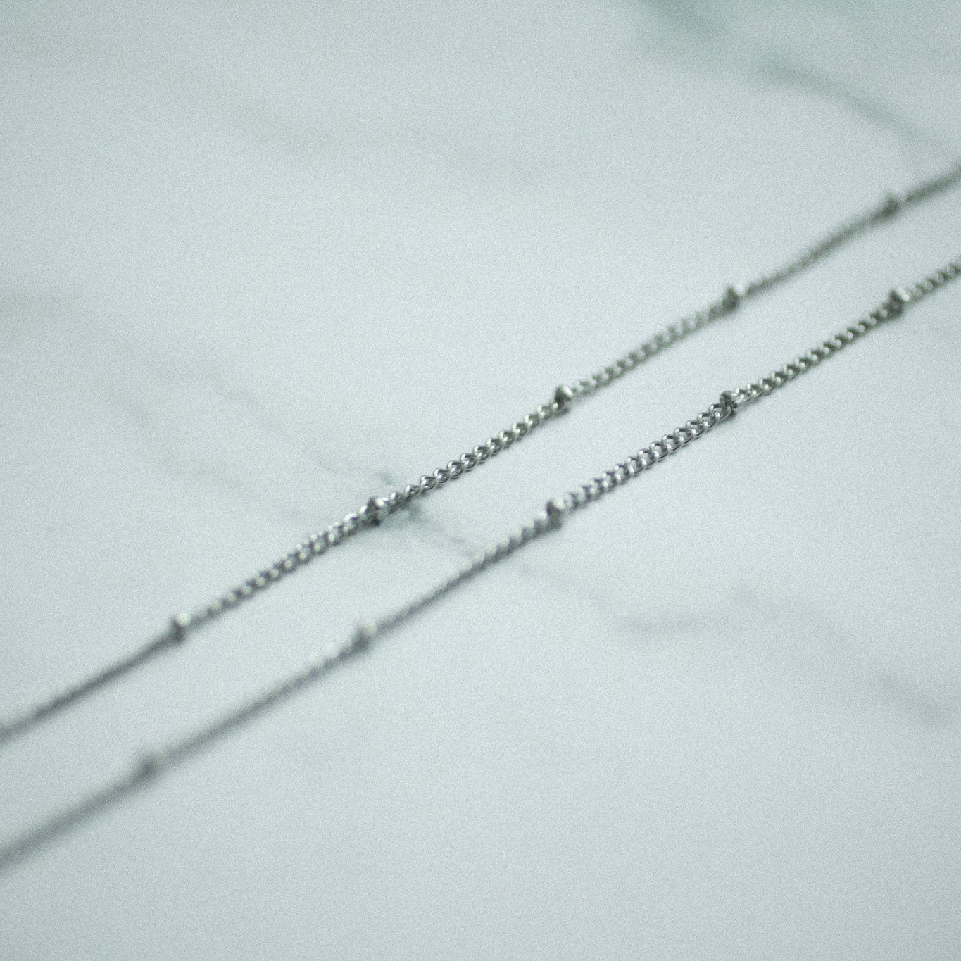 Dew pearl necklace 193 Silver