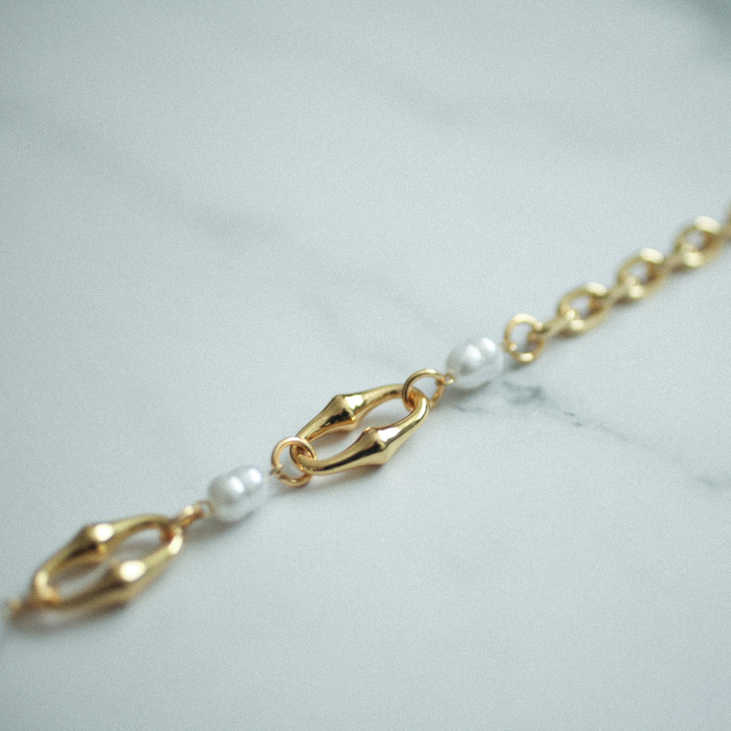 Lustre pearl necklace 191 Gold