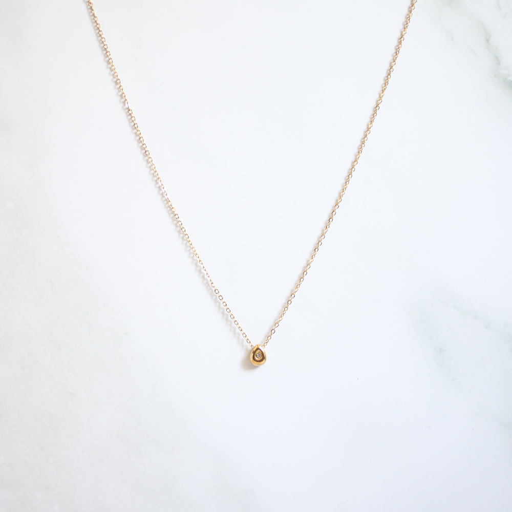 Solo Grain Necklace 055 Gold