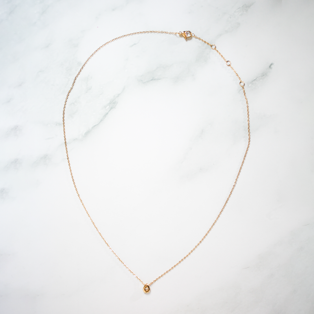 Solo Grain Necklace 055 Gold